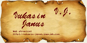 Vukašin Janus vizit kartica